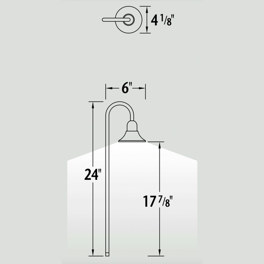 Luminaire paysager pour allées - 0112