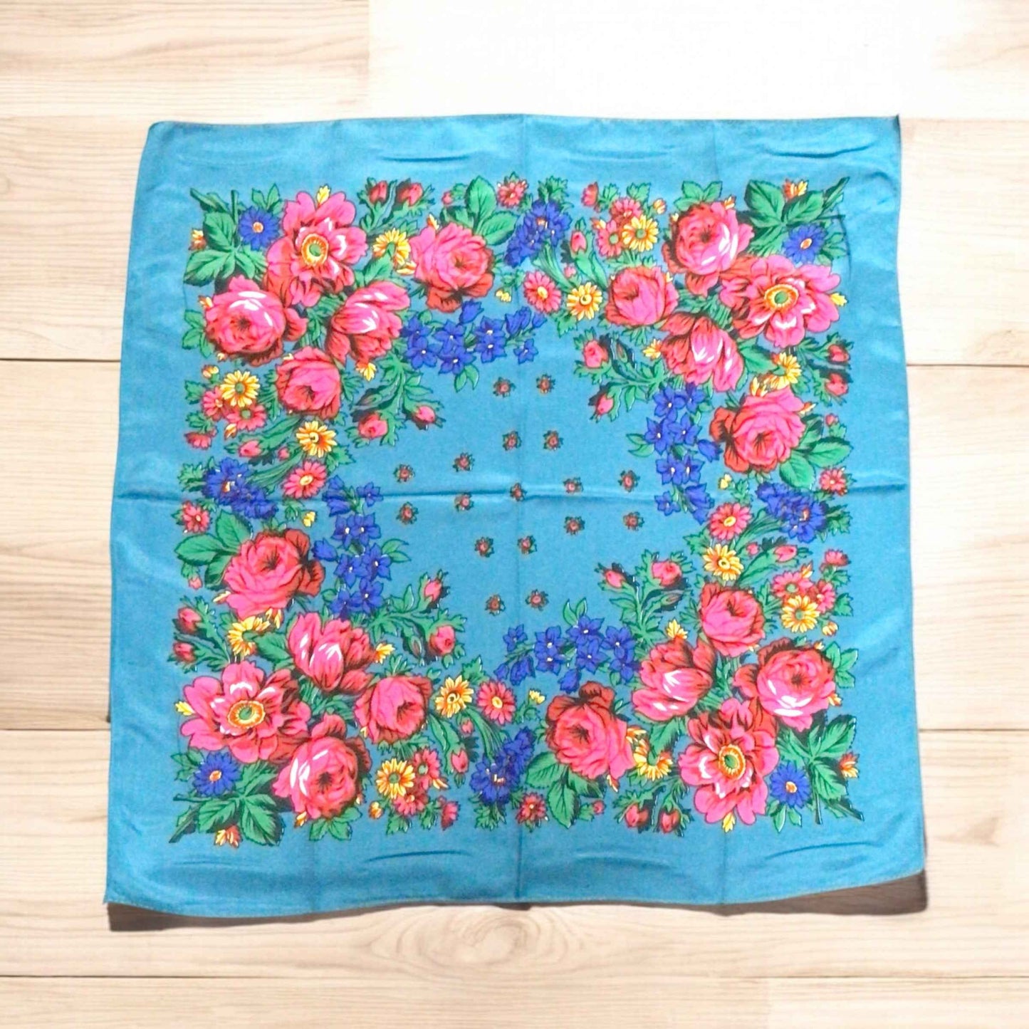 Teal Kokum Scarf