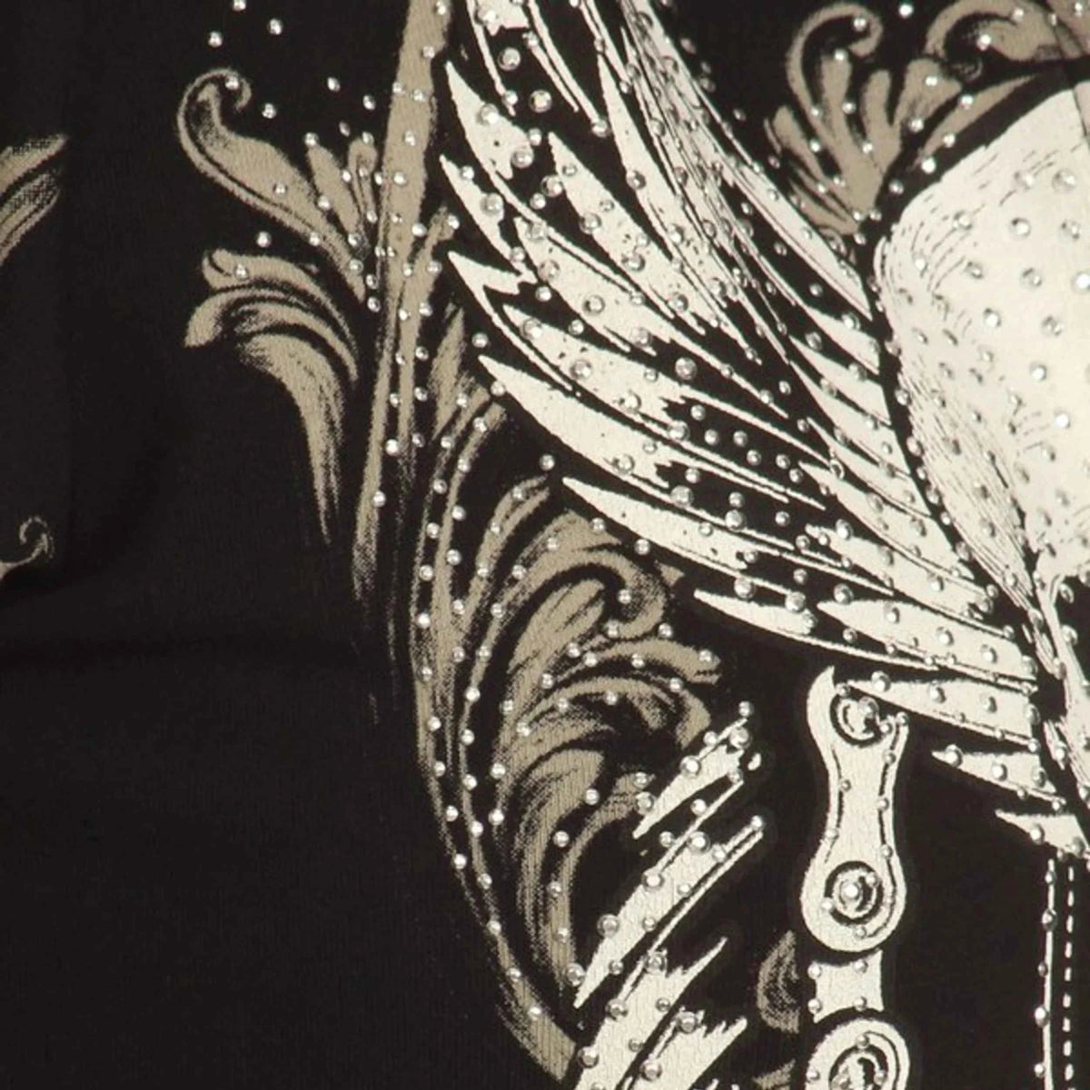 Women's Motorcycle Zip Up Hoodie with Rhinestone Skull & Wings