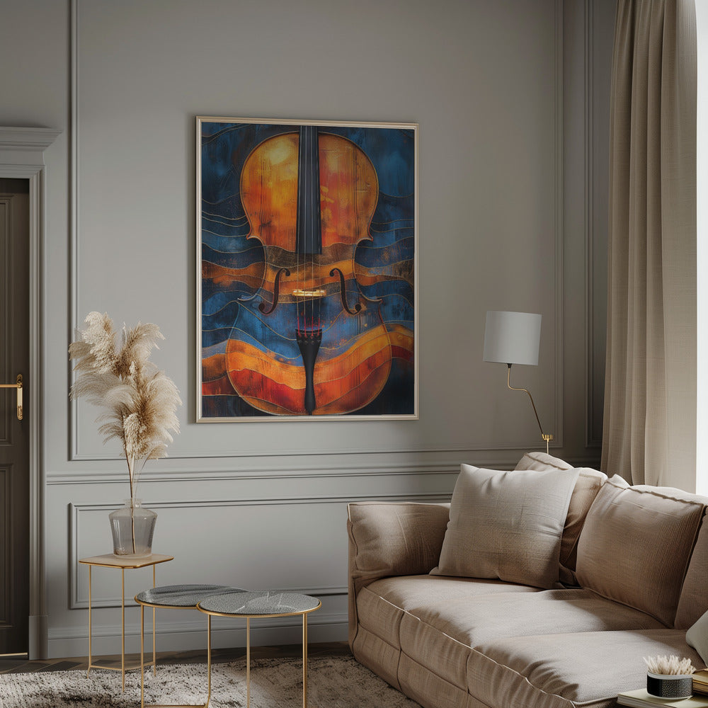 Wall art Music Violin 6 Canvas Print