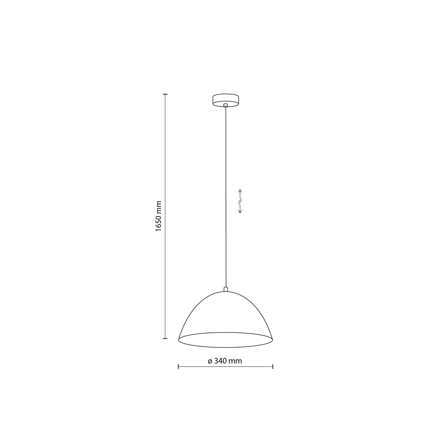 FARO Dome Pendelleuchte für Kücheninsel, Esstisch & moderne Einrichtungen
