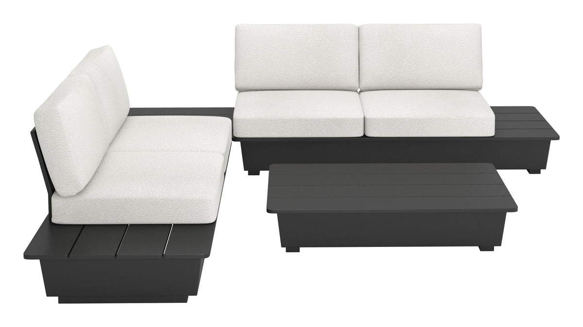 Arbor Outdoor Coffee Table - Black