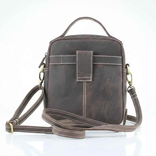 Hunter Leather Bag with Top Handle