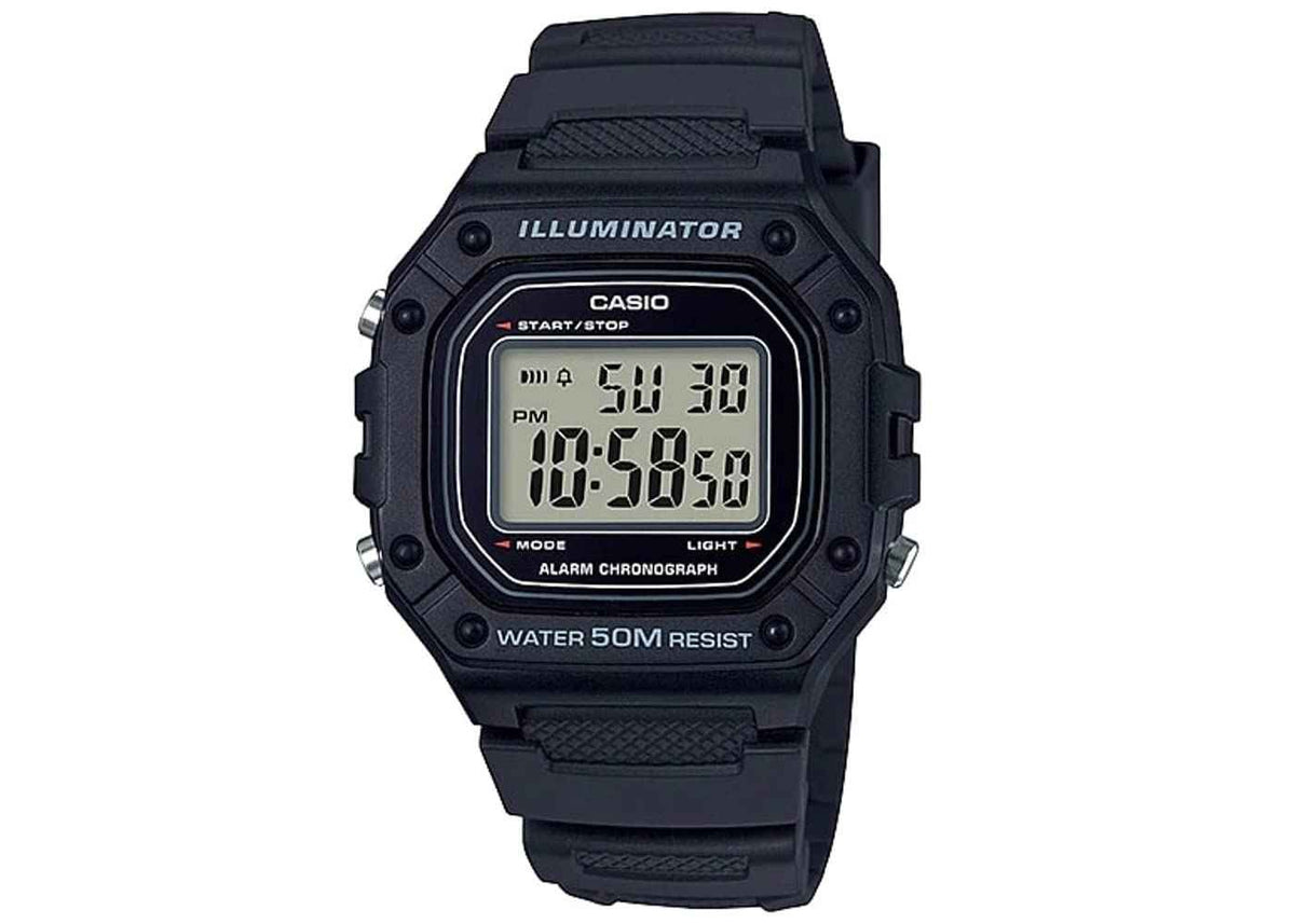 Casio Men's W-218H-1AVCF Classic Digital Display Quartz Black Watch 🍁 All In One Marketplace Canada
