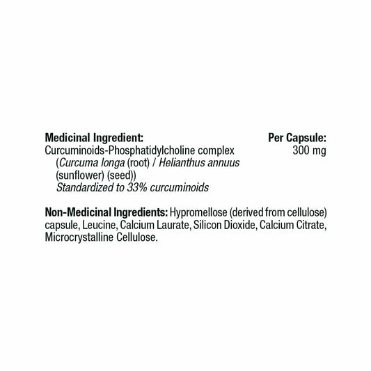 THORNE - Curcumin Phytosome (Formerly Meriva-HP) 300 mg - Curcumin Phytosome Supplement - 60 Capsules - 30 Servings 🍁 All In One Marketplace Canada