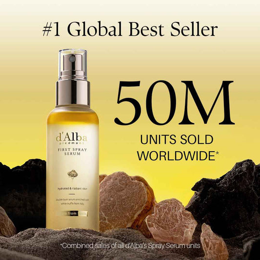 d'alba Piedmont Italian White Truffle First Spray Serum, Vegan Skin Care, Hydrating Face Moisturizer, Glow Serum for Radiant Skin, Non Comedogenic, All In One Mist, Korean skincare, 100ml 🍁 All In One Marketplace Canada