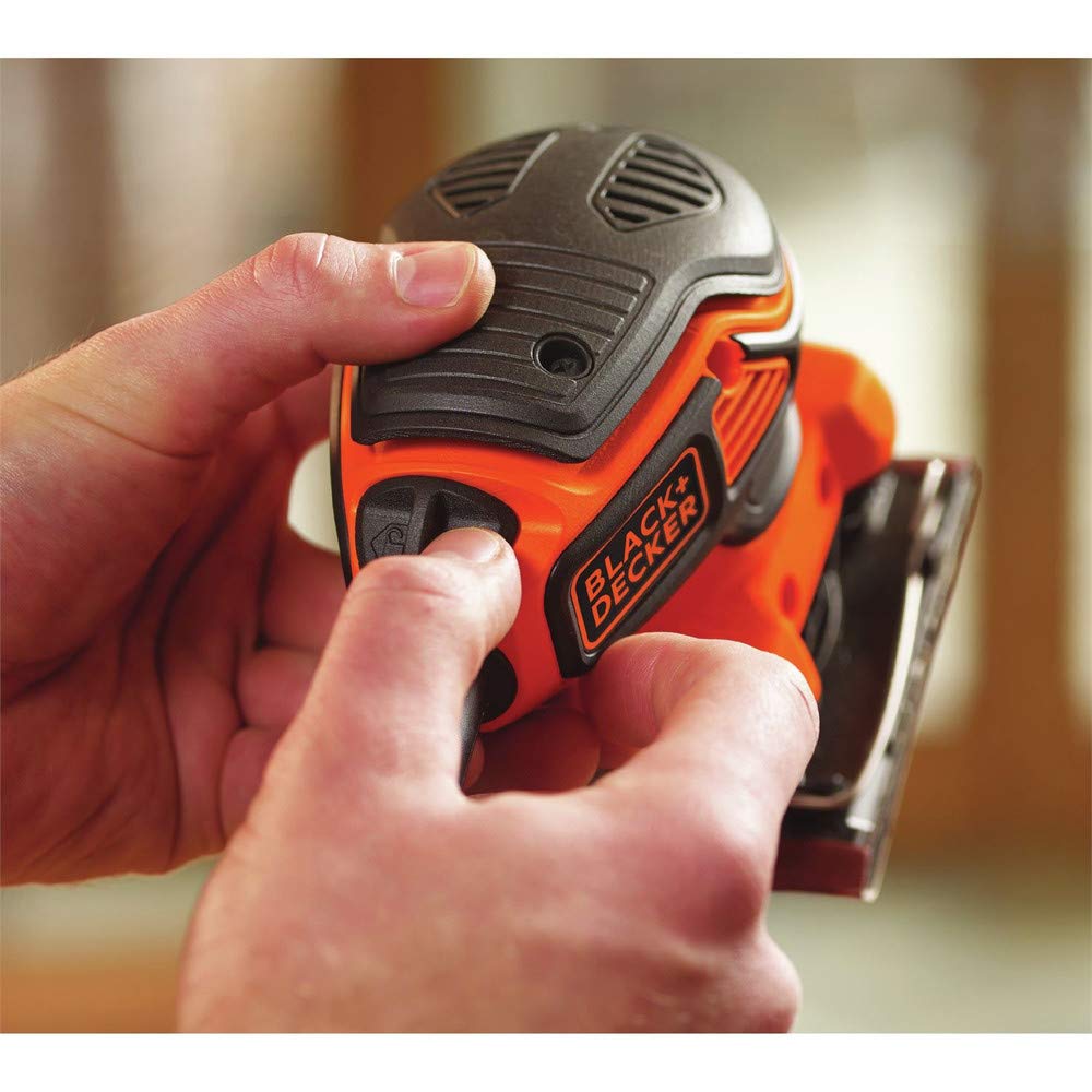 BLACK+DECKER 2.0 Amp Electric 1/4 Sheet Orbit Sander (BDEQS300) đ All In One Marketplace Canada