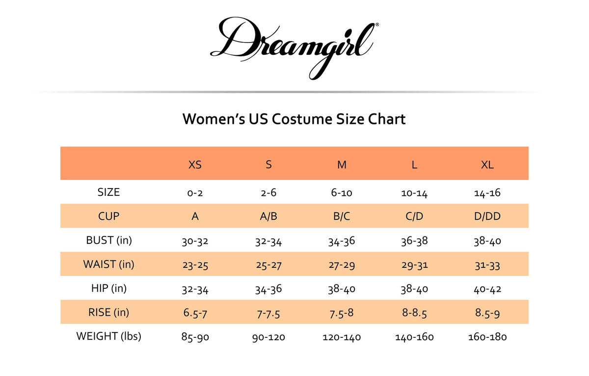 Dreamgirl Adult Womens Sexy Wednesday, Friday Halloween Costume Large