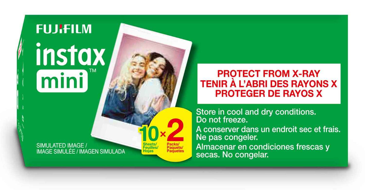 Fujifilm INSTAX Mini Instant Film Twin Pack, White (20 Exposures) ๐ All In One Marketplace Canada