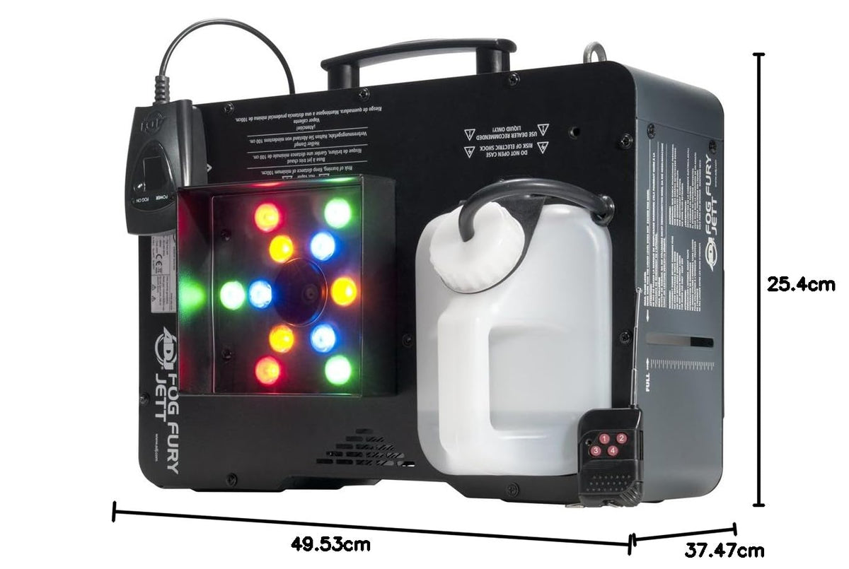 ADJ Products Fog Fury Jett High Velocity Vertical Fog Machine - Portable