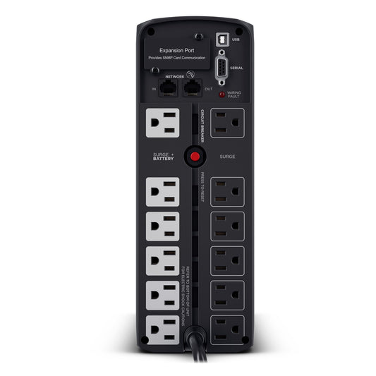 CyberPower CP1500PFCLCD PFC Sinewave UPS System, 1500VA/1000W, 12 Outlets, AVR, Mini Tower, Black 🍁 All In One Marketplace Canada