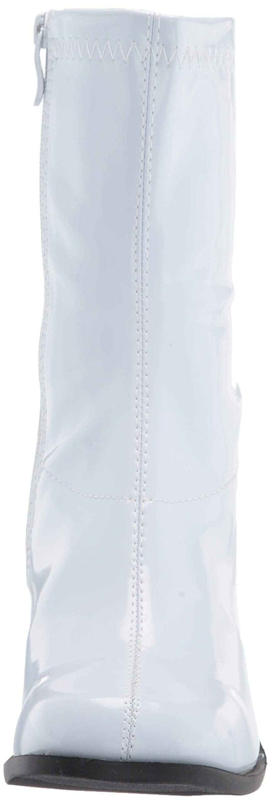 Ellie Shoes Women's Halloween Fashion Boot, White/Patent Shiny, 12