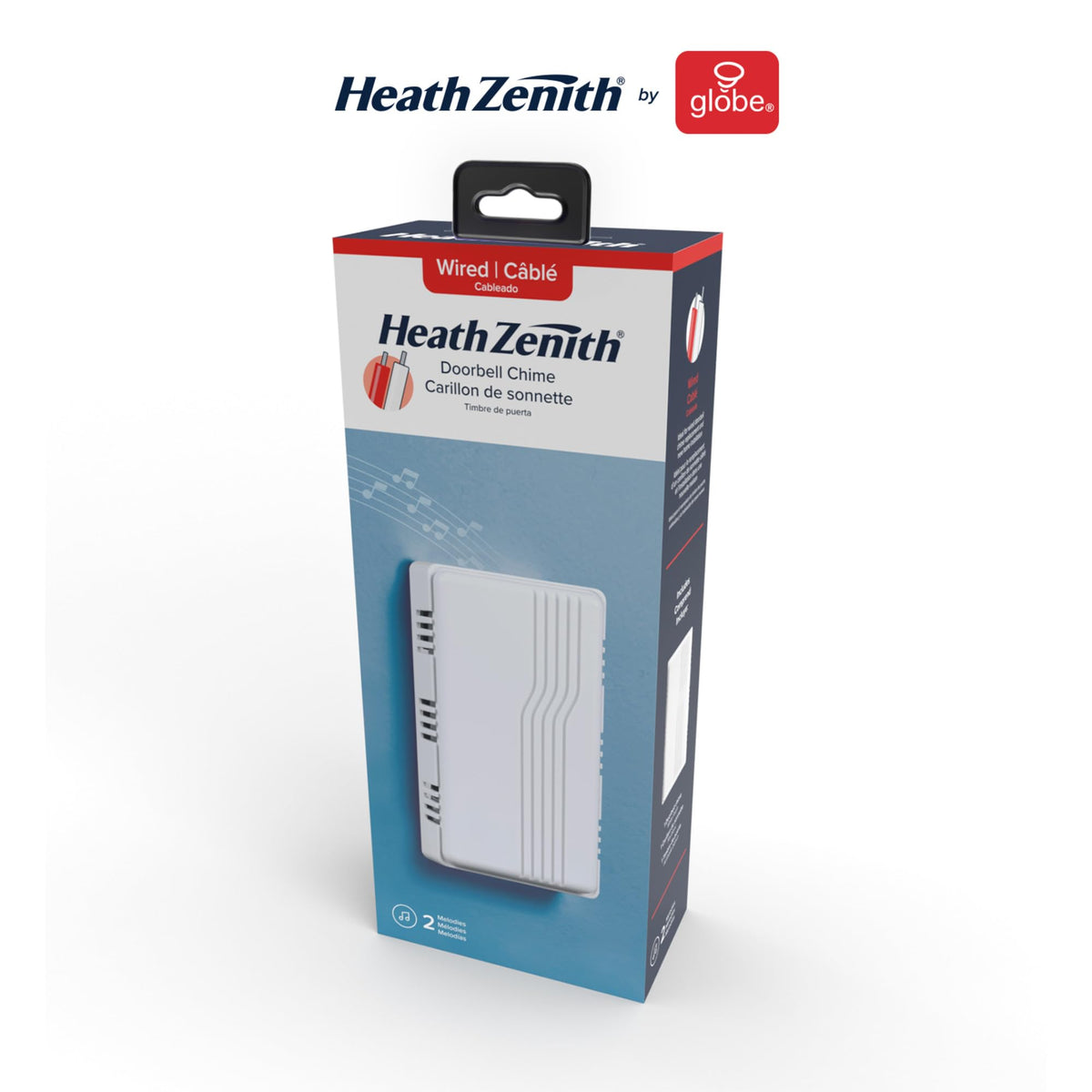 Heath Zenith White Plastic Wired Mechanical Doorbell Chime đ All In One Marketplace Canada