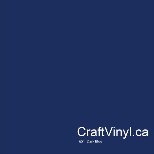 Oracal 651 Glossy Dark Blue Vinyl #050 sheets and rolls