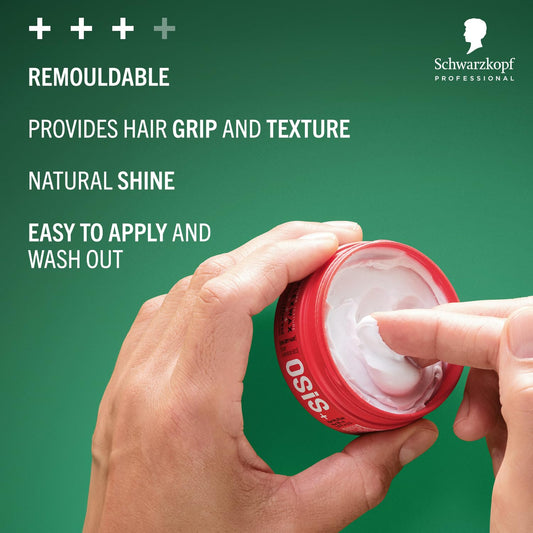Schwarzkopf Professional OSiS+ Flexwax Strong Hold Hair Cream | Natural Shine & Texture | Long Lasting Hold for All Hair Types, 85mL 🍁 All In One Marketplace Canada