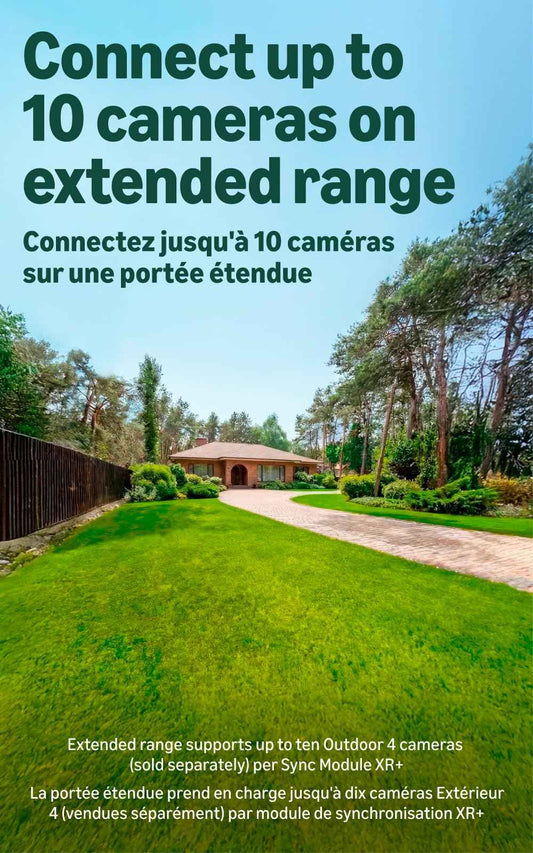 Blink Outdoor XR+ — Extended Range Wireless Outdoor 4 Camera with 10x security coverage powered by Blink's proprietary XR technology — 2 camera system 🍁 All In One Marketplace Canada