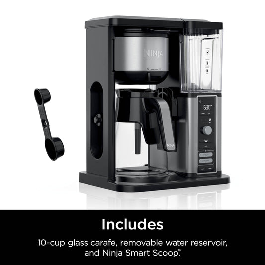 Ninja® Hot & Iced Coffee Maker with Rapid Cold Brew, Single Serve to 10-Cup Drip Brewer, Glass Carafe, No Pods Required, Classic/Rich/Over Ice Brew, Keep Warm & 24-Hour Delay Brew, CM360C 🍁 All In One Marketplace Canada