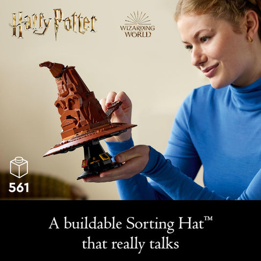 LEGO Harry Potter Talking Sorting Hat W/ 31 Voices - Harry Potter Building Set - Gift Idea for Adults, Women & Men, 18+ - 76429 🍁 All In One Marketplace Canada