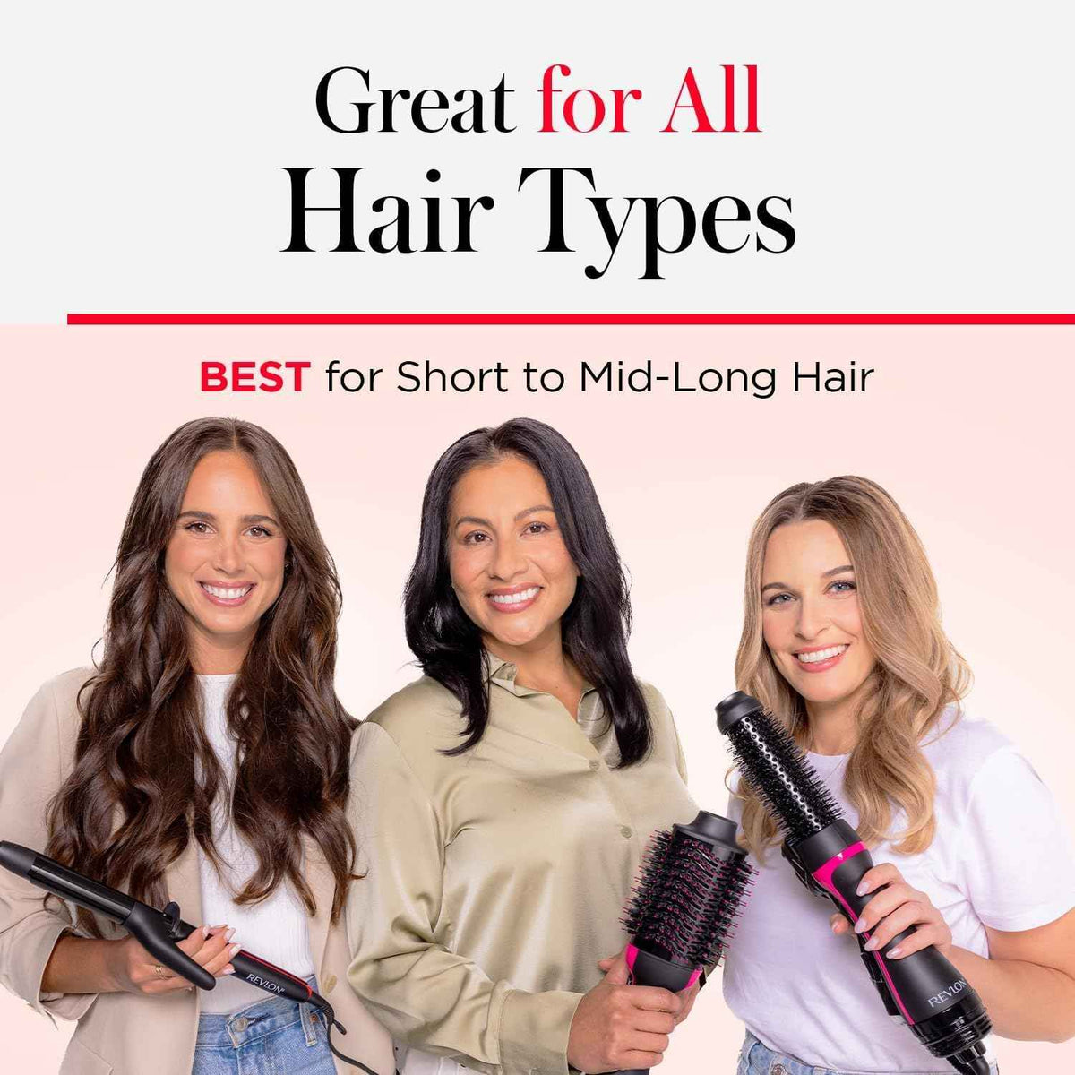 Revlon RVDR5222F One-Step Volumizer and Ionic Hair Dryer with Advanced Ionic Technology, Hot Air Brush, Less Frizz, 3 Heat/ 2 Speed Settings, Black 🍁 All In One Marketplace Canada