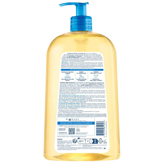 Bioderma Atoderm Shower-Oil, Cleansing-Oil For Face & Body, Nourishing Cleansing Oil For Dry to Atopic Sensitive Skin For Softer & Smooth Skin For Your Whole Family 🍁 All In One Marketplace Canada