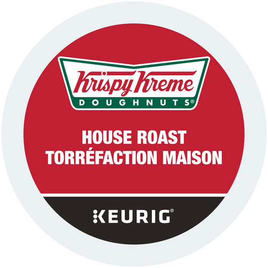 Krispy Kreme Doughnuts Smooth House Roast Single Serve Keurig Certified K-Cup pods for Keurig brewers, 30 Count (Pack of 1) 🍁 All In One Marketplace Canada