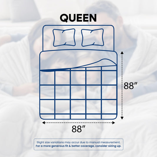 Utopia Bedding Comforters Queen Size, All Season Duvet Insert, Down Alternative Box Stitched Bed Comforter with Corner Tabs, Machine Washable (White) 🍁 All In One Marketplace Canada