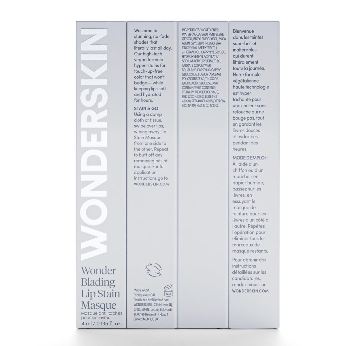Wonderskin Wonder Blading All Day Lip Stain Peel Off Masque - Long Lasting, Waterproof and Transfer Proof Nude Lip Tint, Matte Finish Peel Off Makeup (Whimsical Masque) đ All In One Marketplace Canada