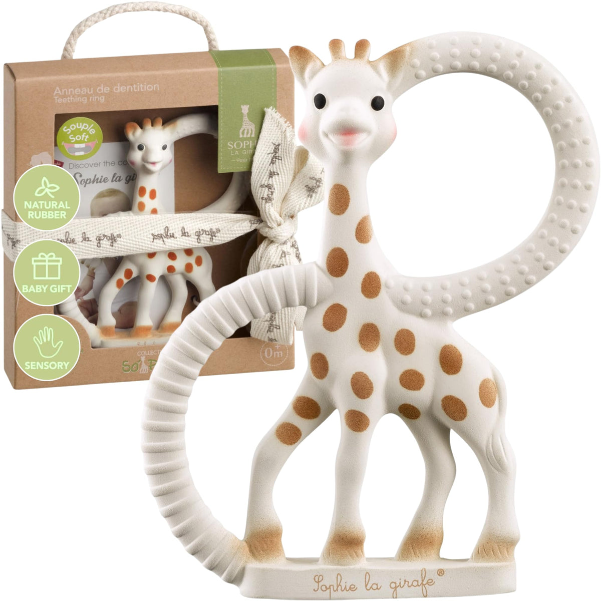 Sophie la Girafe So Pure Teething Ring, Very Soft Version ๐ All In One Marketplace Canada