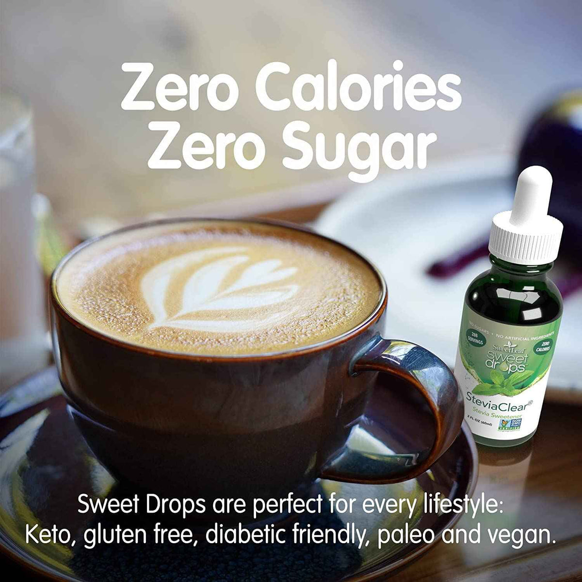 SweetLeaf Sweet Drops, Vanilla Creme, 60mL (Pack of 1) đ All In One Marketplace Canada