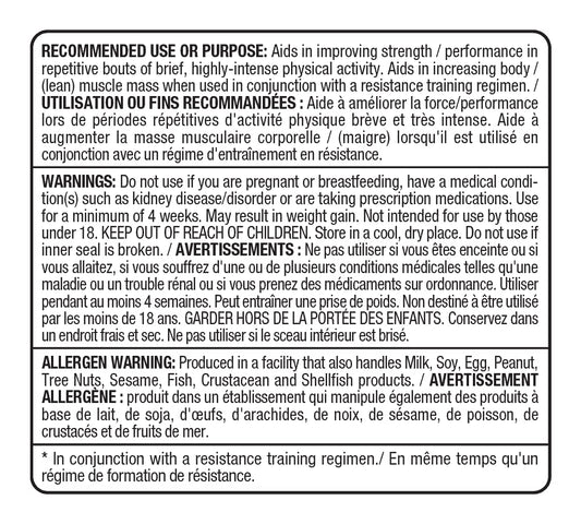 ALLMAX Nutrition - Creatine 3000, Creatine Monohydrate Capsules for Strength and Muscle Recovery, Gluten Free & Fast Absorbing, 3000 mg, 120 Capsules 🍁 All In One Marketplace Canada