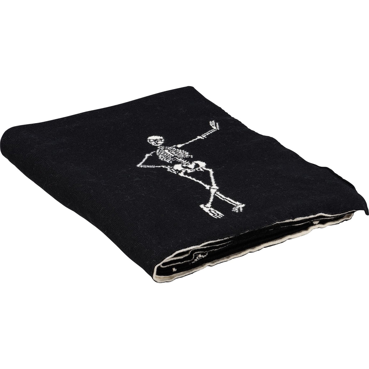 Primitives by Kathy Halloween Themed Skeletons Decorative Throw Blanket