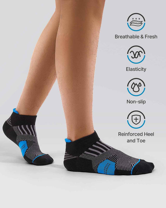Niorasen Mens Low Cut Ankle Socks, Moisture Wicking Cotton Casual Short Socks, Breathable & Comfy, 6 Pairs, Multicolor, 9-12 🍁 All In One Marketplace Canada