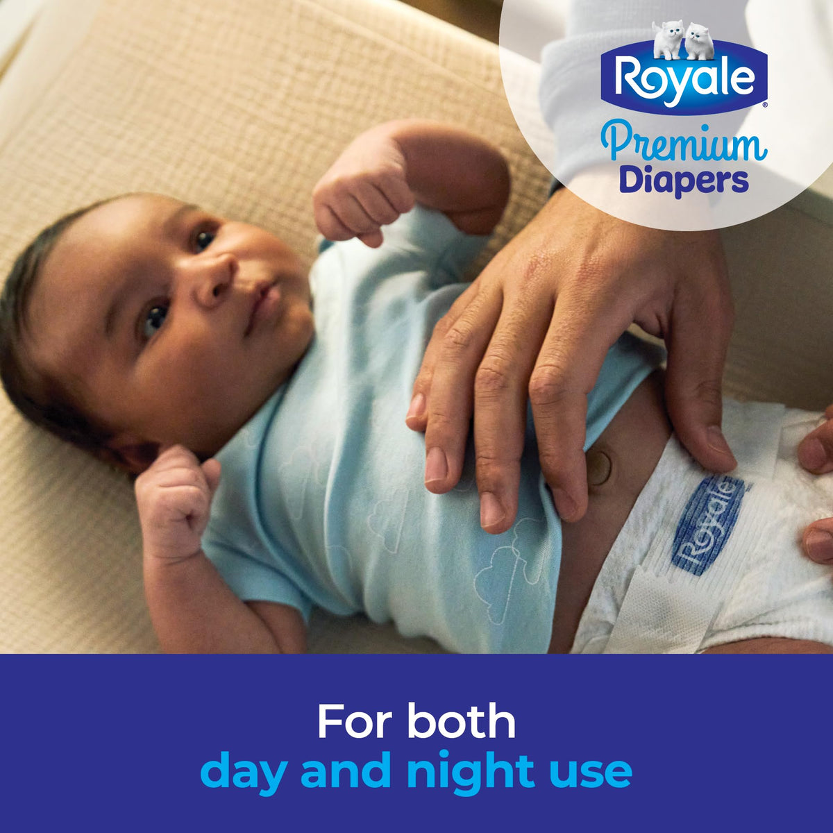Royale Premium Diapers, Size 2 (12-18 lb), 186 Count, Disposable Baby Diapers (Packaging may vary) 🍁 All In One Marketplace Canada