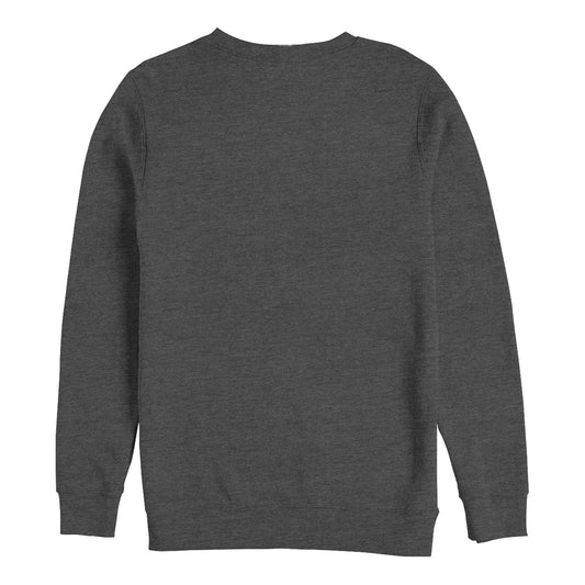 STAR WARS Men's The Last Jedi Happy Halloween PORG Logo Sweatshirt, Charcoal Heather, Large