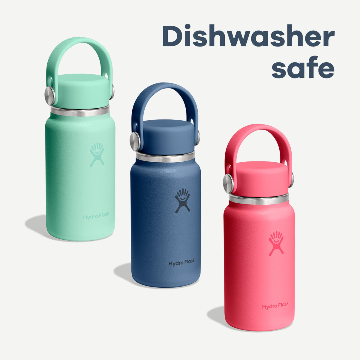 Hydro Flask Micro Bottle - Insulated Mini Leak Proof Flask for Purse or Pocket in 6.7 Oz Tonal White 🍁 All In One Marketplace Canada