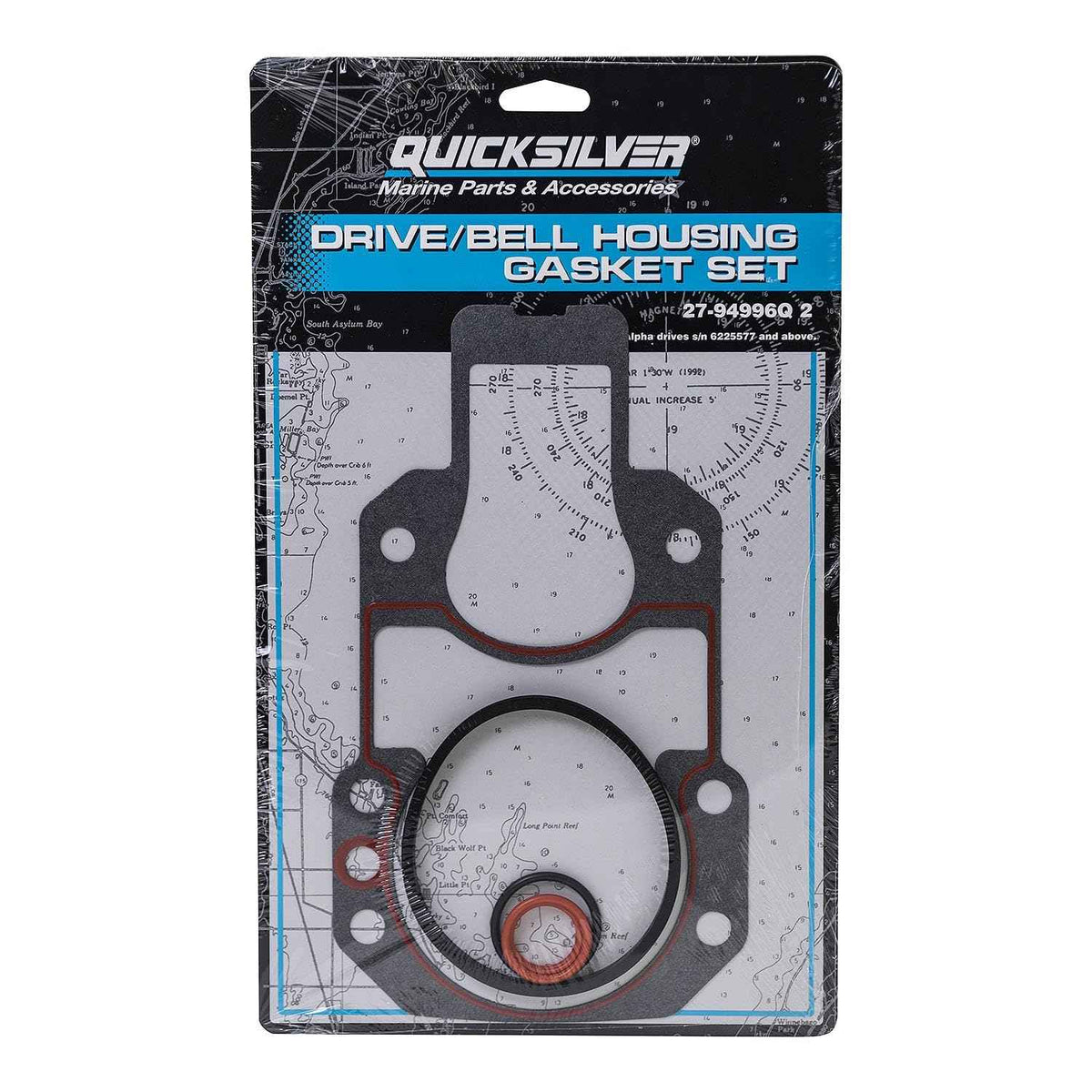 Quicksilver 94996Q2 Bell Housing Installation Gasket Kit for MerCruiser R, MR and Alpha One Gen II Drives 🍁 All In One Marketplace Canada