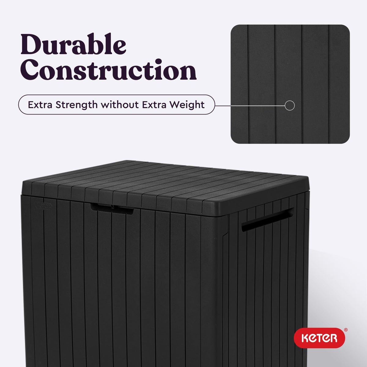 Keter City 30 Gal Outdoor Storage Box and Patio Side Table ๐ All In One Marketplace Canada