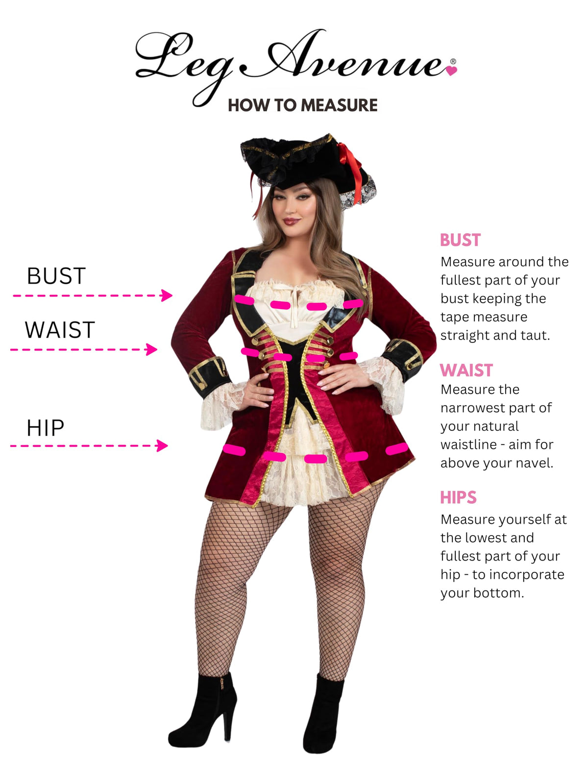 Leg Avenue womens Captivating Captain Halloween Pirate Costume, Multicolor, 2X