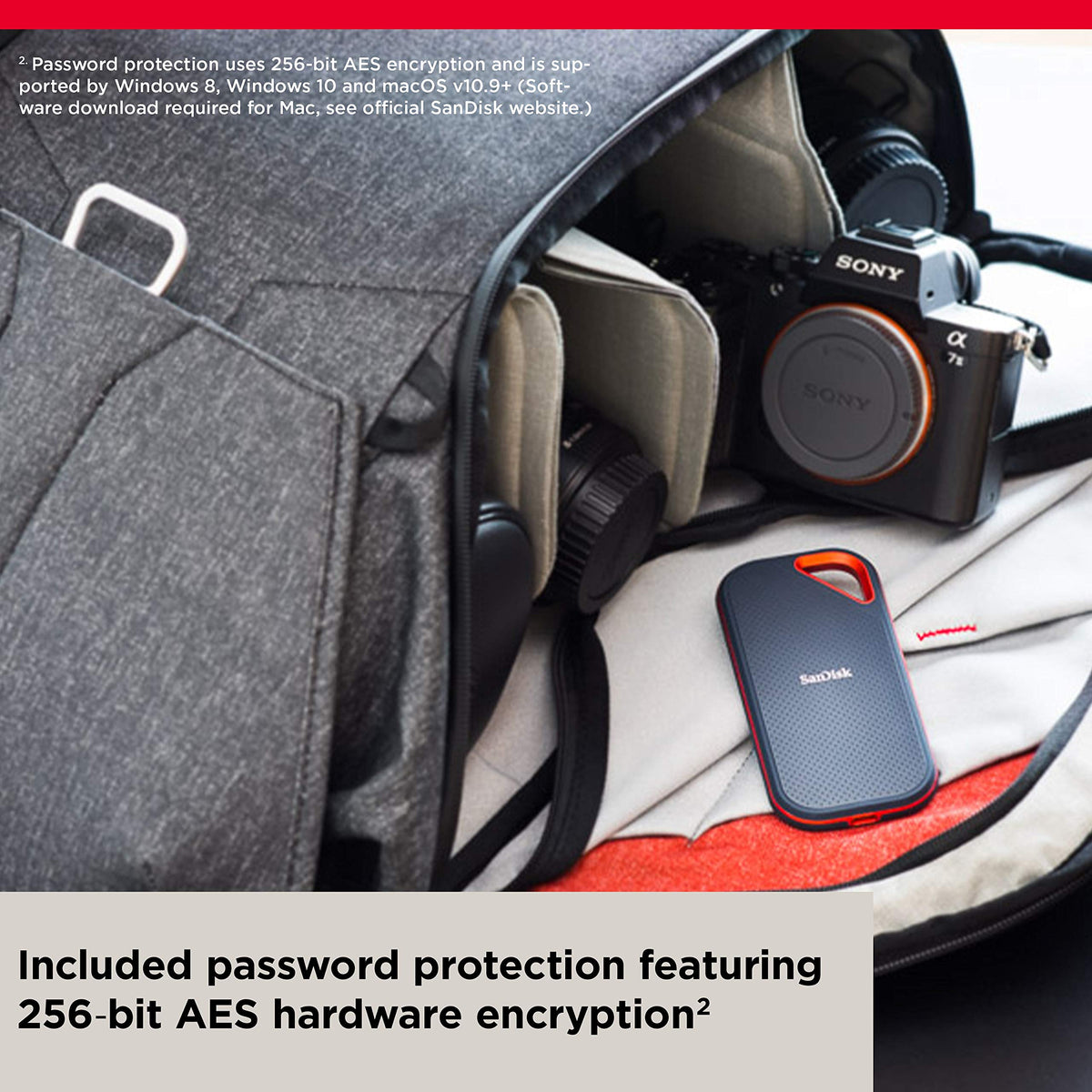 SanDisk 1TB Extreme PRO Portable SSD - Up to 2000MB/s - USB-C, USB 3.2 Gen 2x2, IP65 Water and Dust Resistance, Updated Firmware - External Solid State Drive - SDSSDE81-1T00-G25 ๐ All In One Marketplace Canada