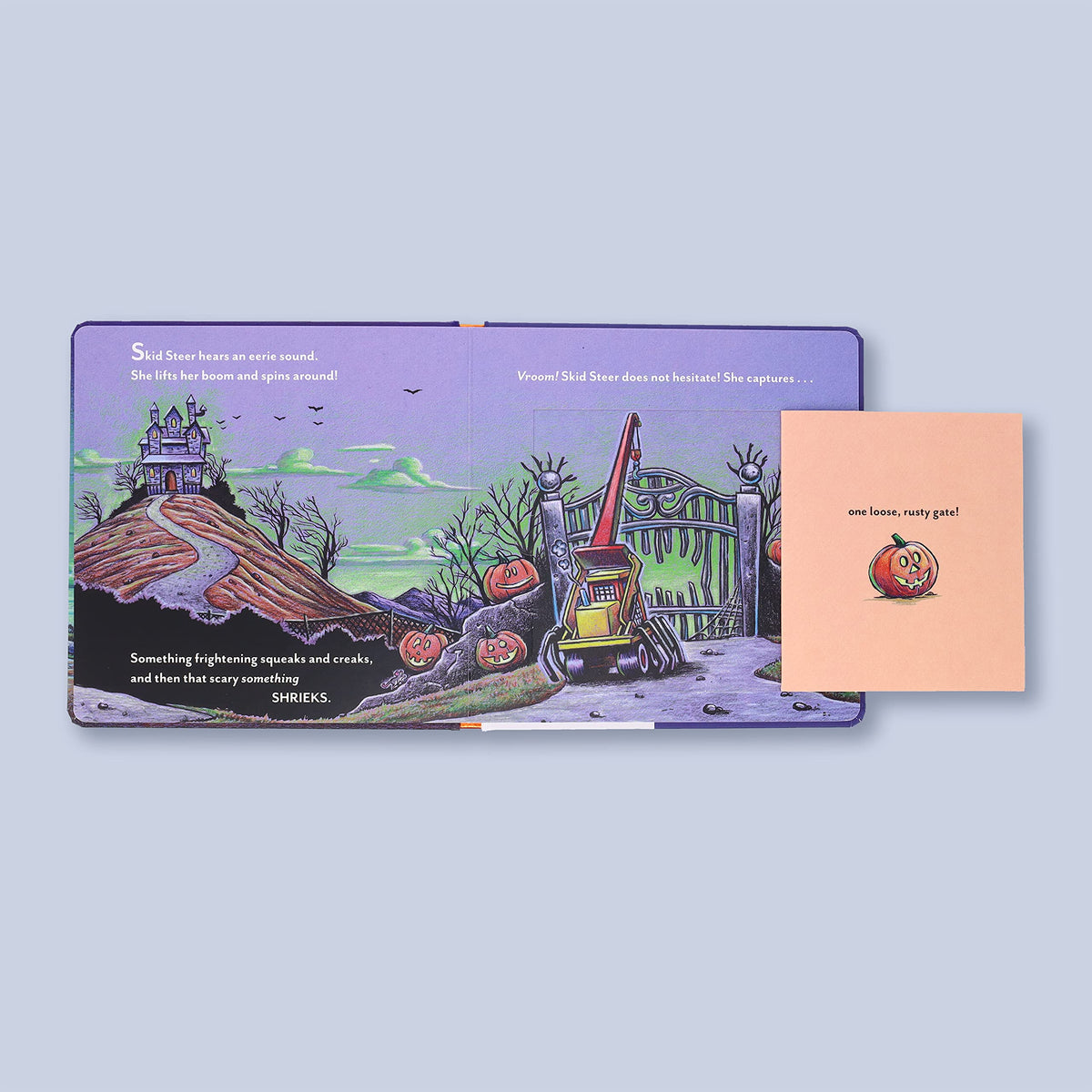 Construction Site Gets a Fright!: A Halloween Lift-the-Flap Book