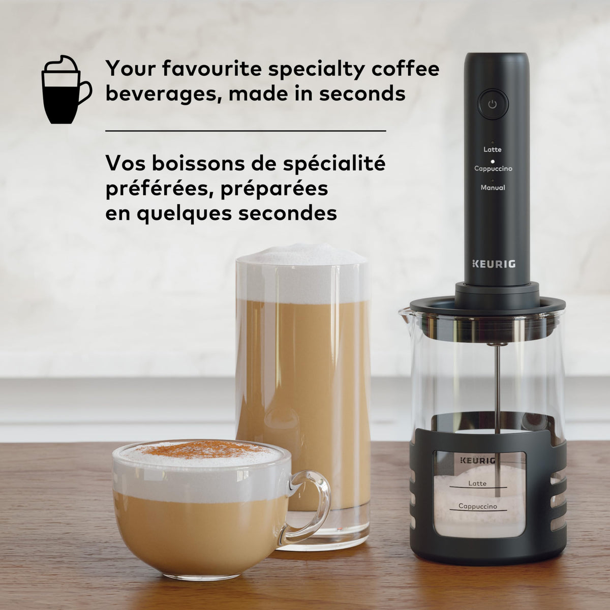 Keurig SimpleCafรฉ Milk Frother for Lattes and Cappuccinos ๐ All In One Marketplace Canada