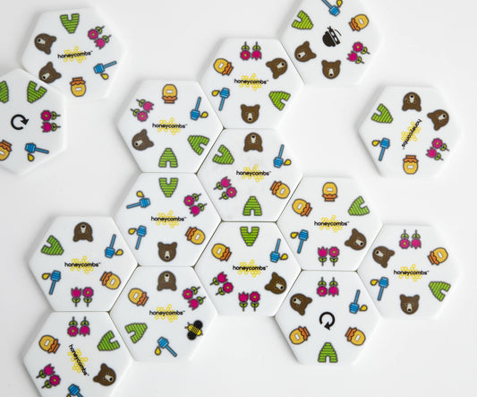 Honeycombs Game, Award Winning Tile Matching Game for Kids & Families, Educational STEM Toy for Cognitive Development, 3 Ways to Play, Mensa Recommended Game with 52 Tactile Tiles, Ages 6+,1-8 Players 🍁 All In One Marketplace Canada