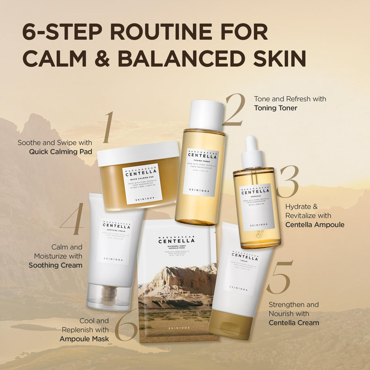 SKIN1004 Madagascar Centella Cream 75ML 🍁 All In One Marketplace Canada