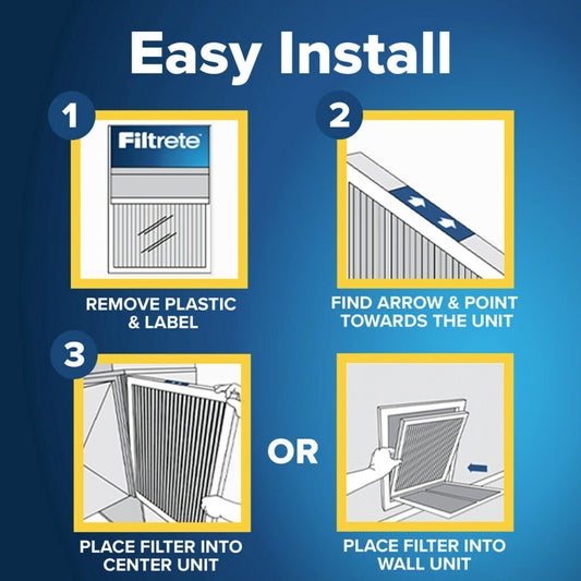 Filtrete 16x25x1 Furnace Filter, MPR 300, MERV 5, Clean Living Basic Dust 3-Month Pleated 1-Inch Air Filters, 6 Filters 🍁 All In One Marketplace Canada