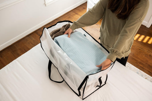 ClearSpace Oversized Moving Bags or Storage Bag – Large Moving Boxes with Backpack Straps, Zippers & Handles – Heavy-Duty Packing Bags, College Dorm, Christmas Decorations, 6 Pack 🍁 All In One Marketplace Canada