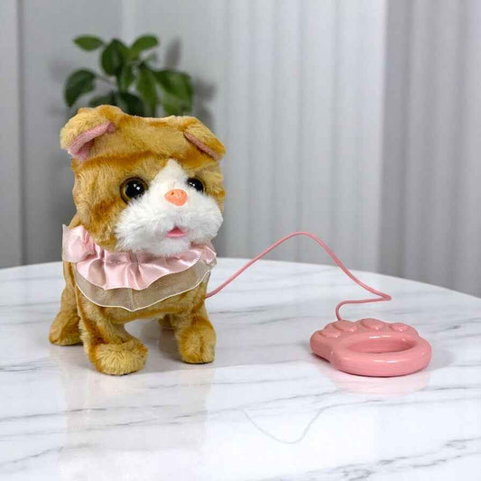 Small Interactive Electric Walking Pet Plush Toy