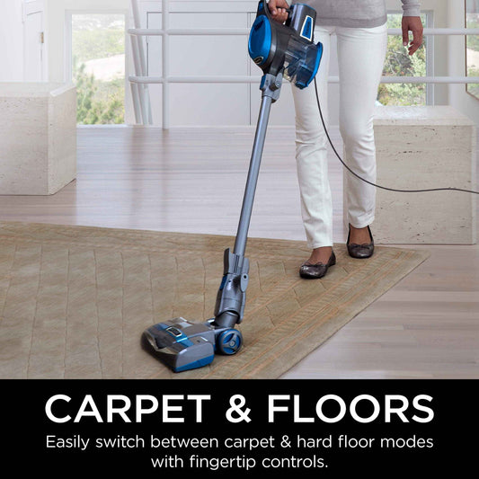 Shark Rocket Ultra-Lightweight Corded Stick Vacuum, Converts to Handheld, Swivel Steering, Nonstop Performance, for All Floor Types, Under 9 lbs, Easy-Empty Dust Cup, Blue (HV300C) 🍁 All In One Marketplace Canada