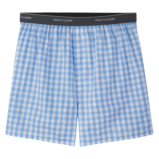 Fruit of the Loom mens Comfort Casual Boxer Shorts, Blues, X-Large US 🍁 All In One Marketplace Canada
