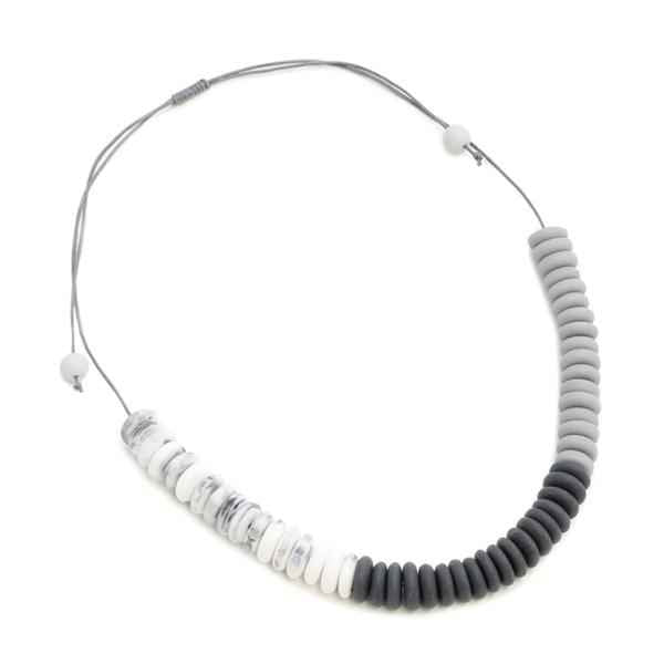 Short Smokey Resin Necklace