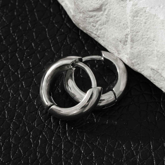 BOCHUM: Barely There, But Beautifully Noticeable Tiny Hoops in Silver